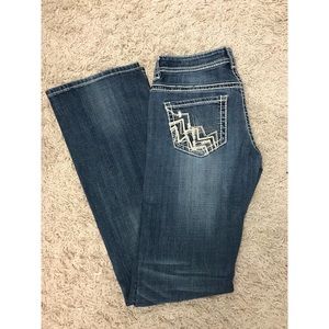 Rock & Roll Cowgirl - Riding Jean 26X36